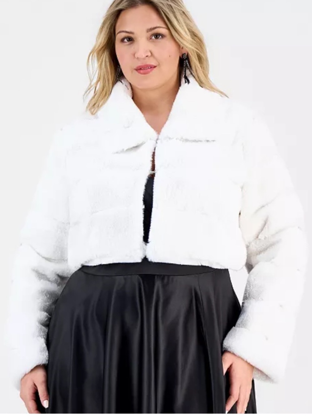 BCX invitee  Trendy Plus Size Fleece Jacket